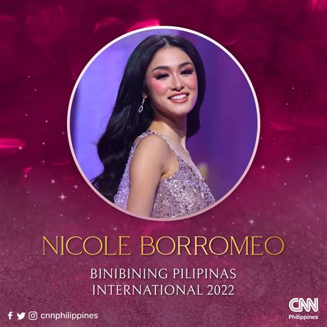 Cebu's Nicole Borromeo crowned Binibining Pilipinas .